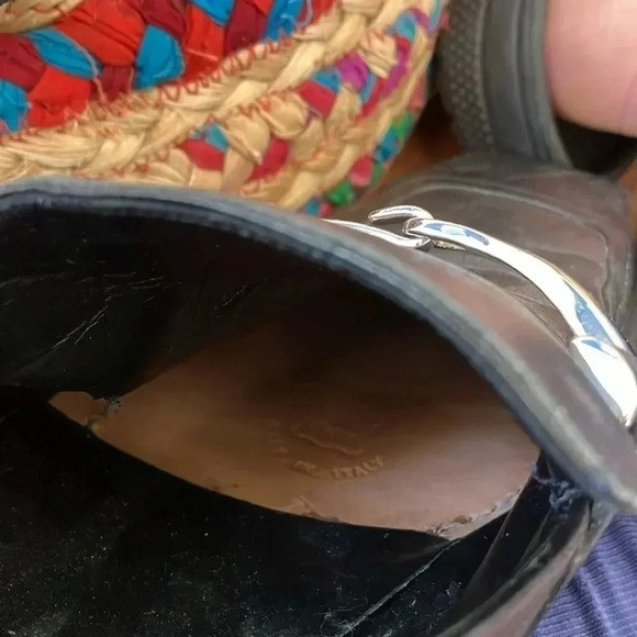 Gucci black silver horsebit  loafers - Picture 7 of 8